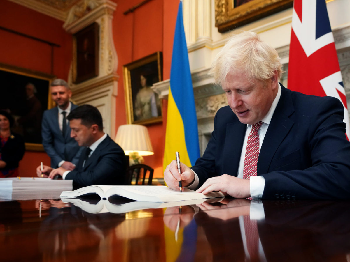 BRITAIN AND UKRAINE SIGN POST-BREXIT STRATEGIC PARTNERSHIP AGREEMENT
